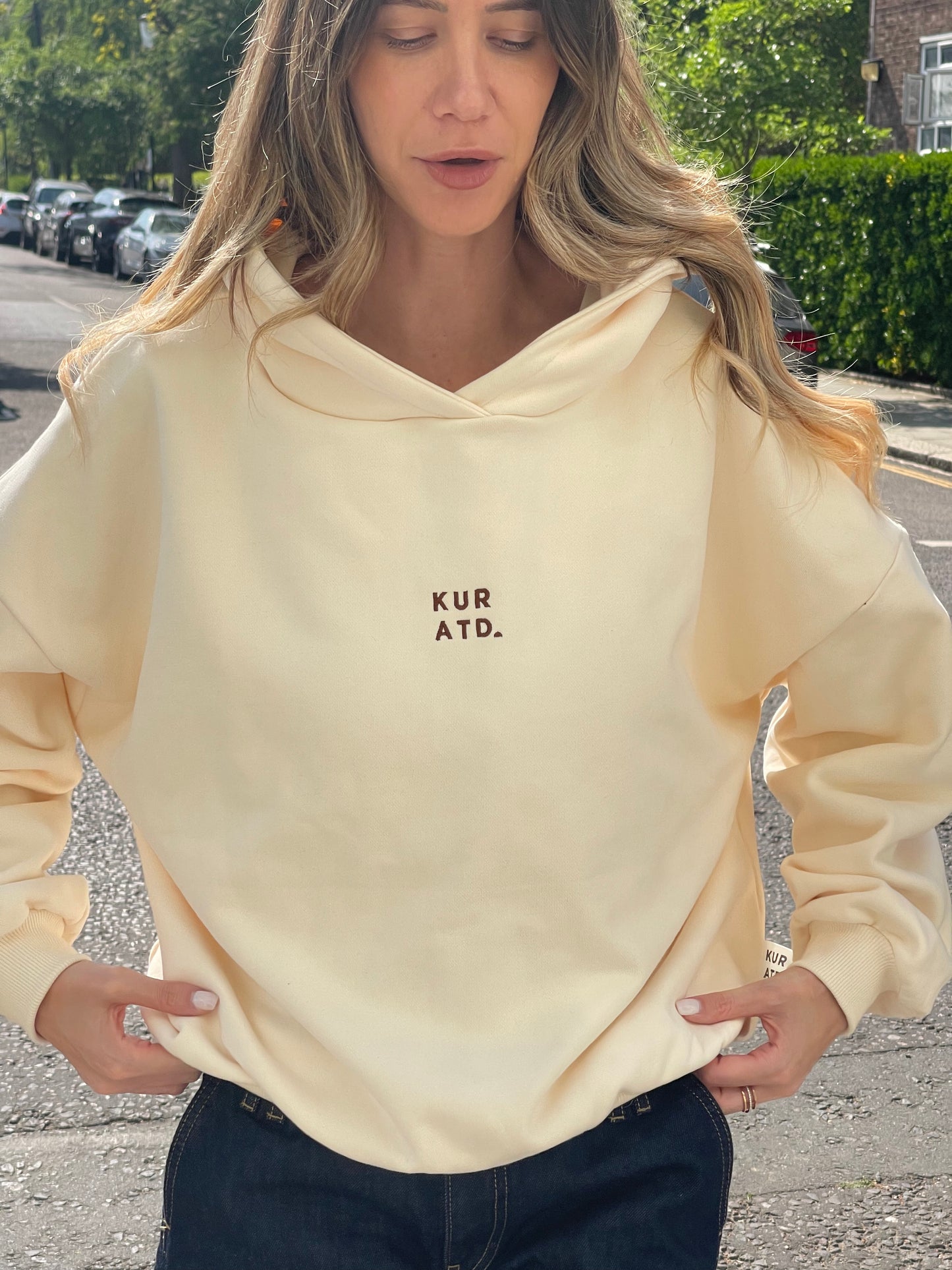 Buttermilk Oversized Hoodie