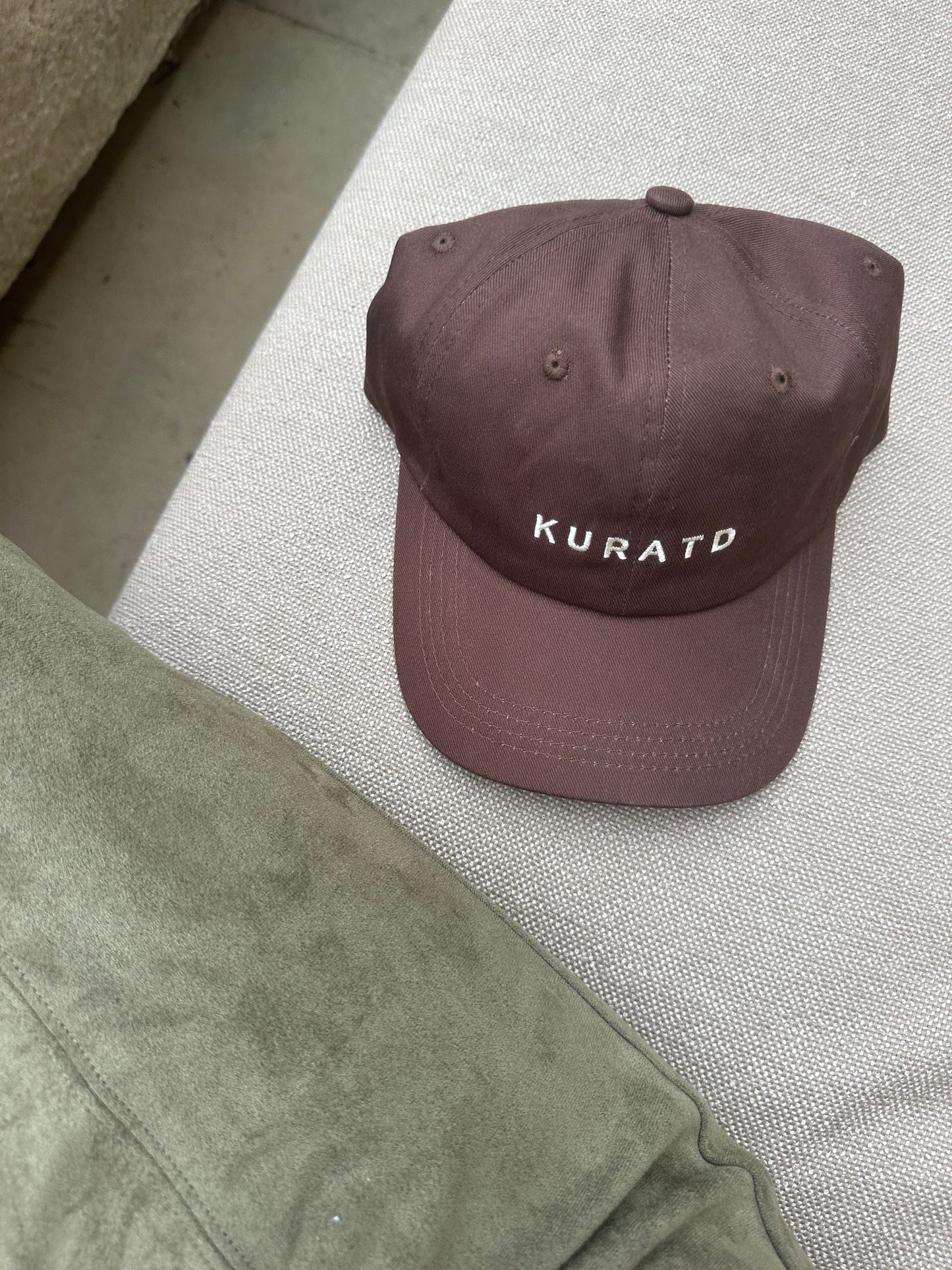 Kuratd Cap- Brown and Cream
