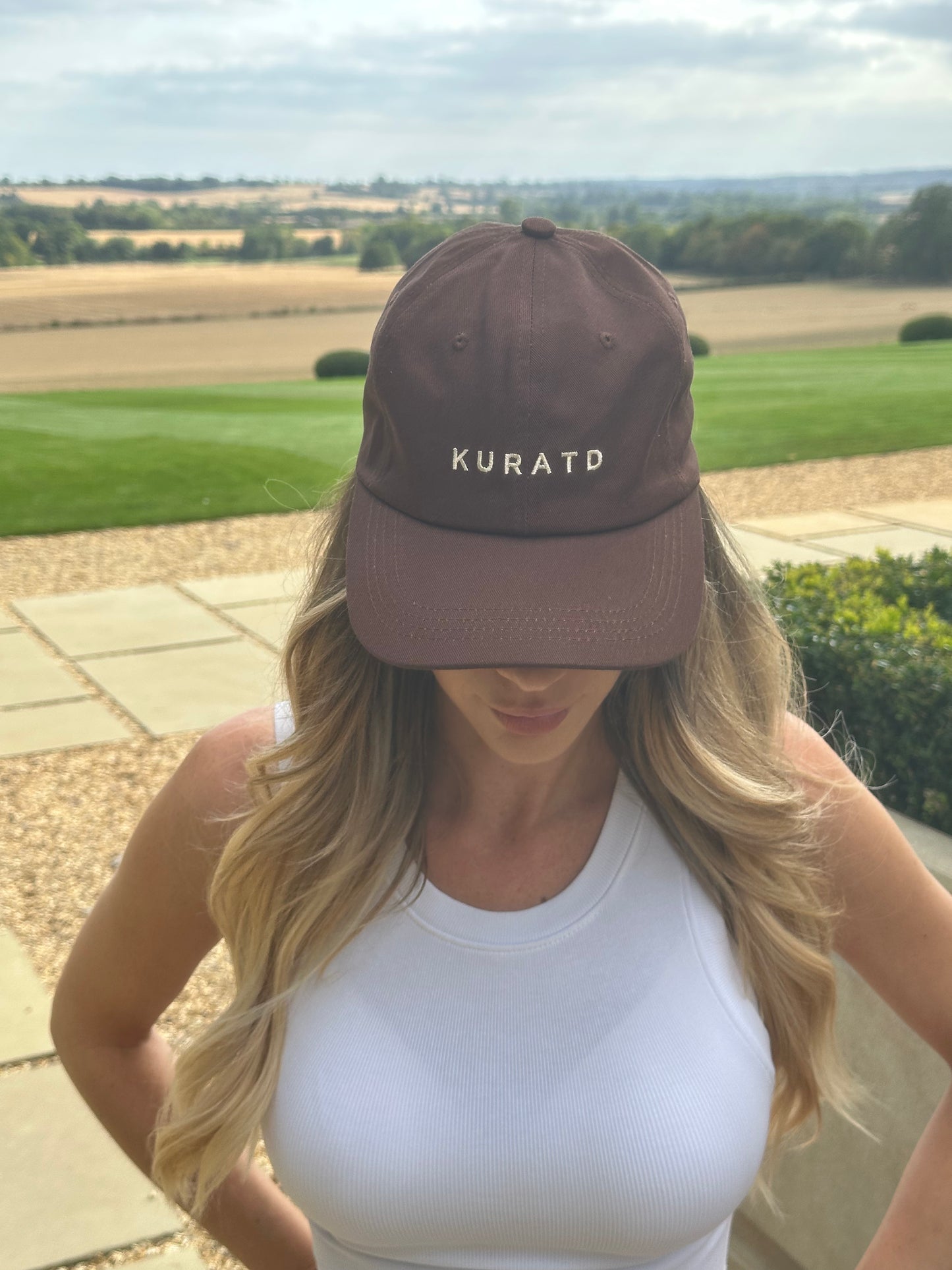 Kuratd Cap- Brown and Cream