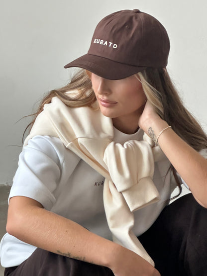 Kuratd Cap- Brown and Cream