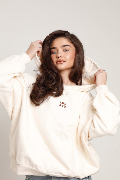 Oversized Hoodie - Cream