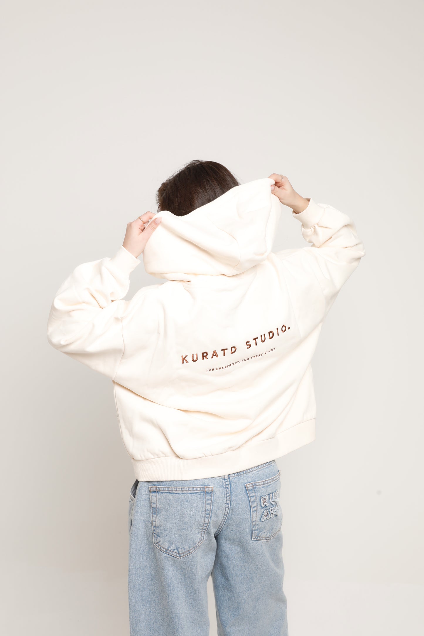 Oversized Hoodie - Cream