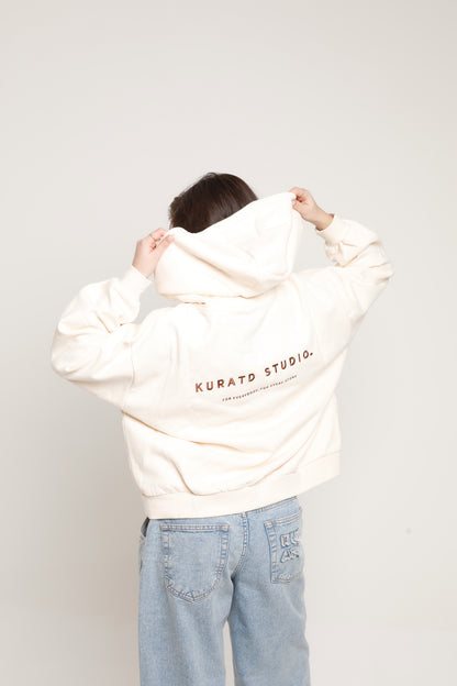 Oversized Hoodie - Cream